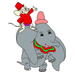 Dumbo Characters Coloring Pages