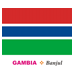 Gambia Flag Coloring Pages