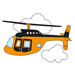 Helicopter Coloring Pages