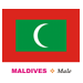 Maldives Flag Coloring Pages