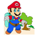 Classic Mario Coloring Pages