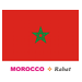 Morocco Flag Coloring Pages