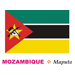 Mozambique Flag Coloring Pages
