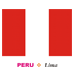 Peru Flag Coloring Pages