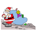 Santa Clipart Coloring Pages