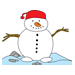 Real Snow Man Coloring Pages