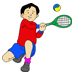 Tennis Racket Coloring Pages