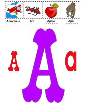 Alphabet A Sheet