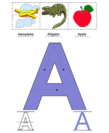 Letter A Sheet