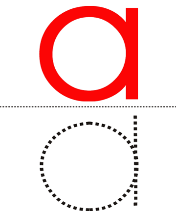 Small Alphabet A Sheet