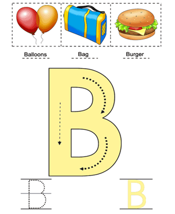 Letter B Sheet