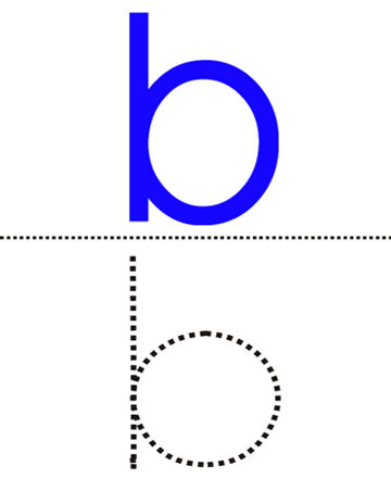 Small Alphabet B Sheet