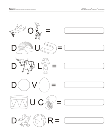 Complete The Word 4 Sheet