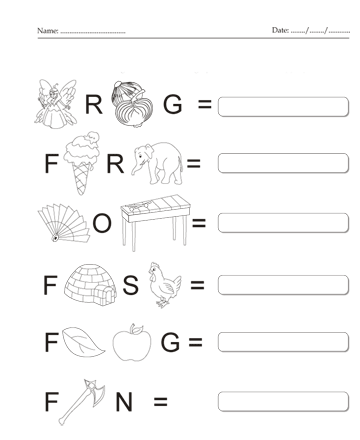 Complete The Word 6 Sheet