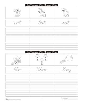 Cursive Writing Book 30 Sheet