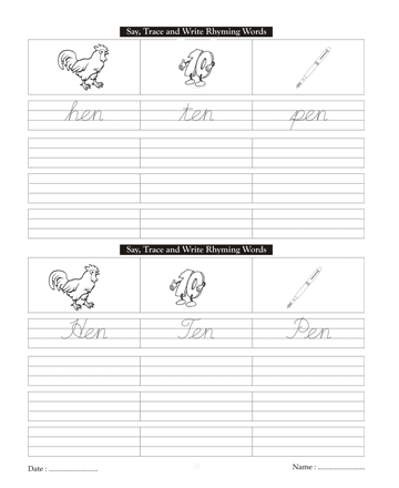 Cursive Writing Book 35 Sheet