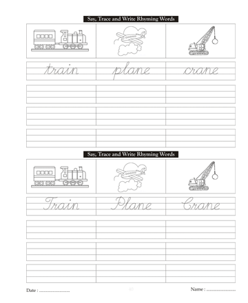 Cursive Writing Book 40 Sheet