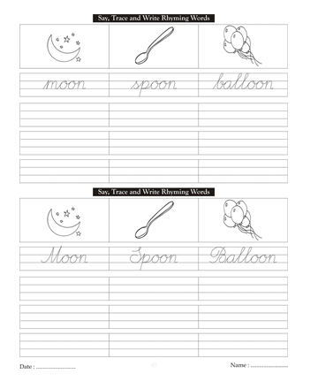 Cursive Writing Book 45 Sheet