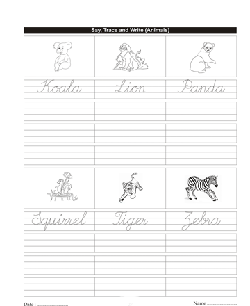 Cursive Writing Book 64 Sheet