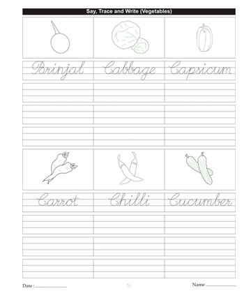 Cursive Writing Book 65 Sheet