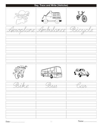 Cursive Writing Book 67 Sheet