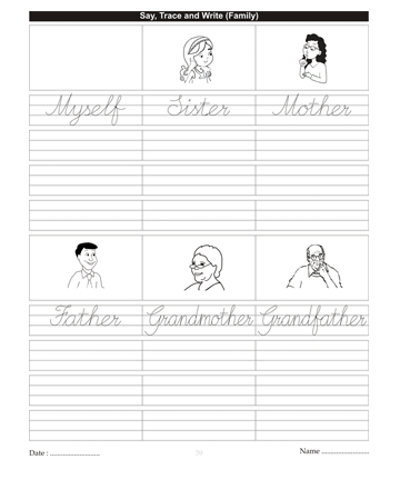 Cursive Writing Book 75 Sheet