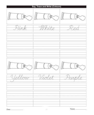 Cursive Writing Book 79 Sheet