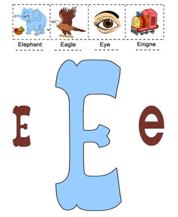 Alphabet E Sheet