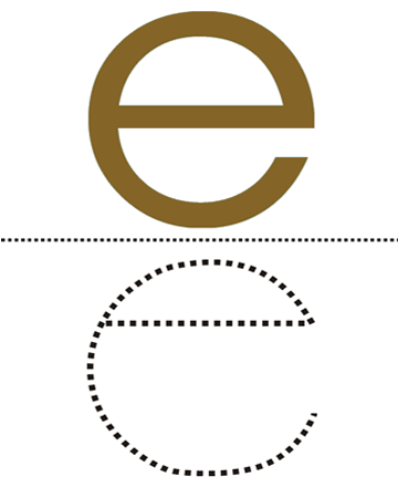 Small Alphabet E Sheet