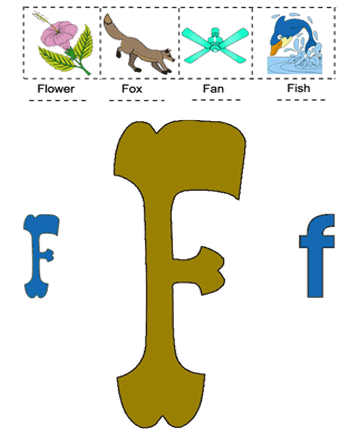 Alphabet F Sheet