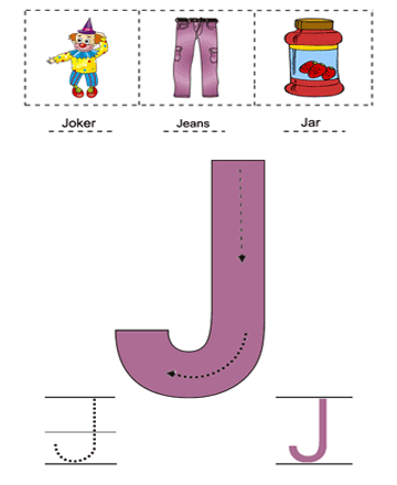 Letter J Sheet