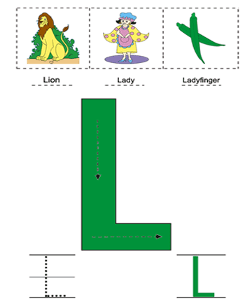 Letter L Sheet