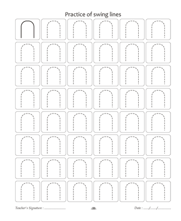 Pattern Writing 20 Sheet