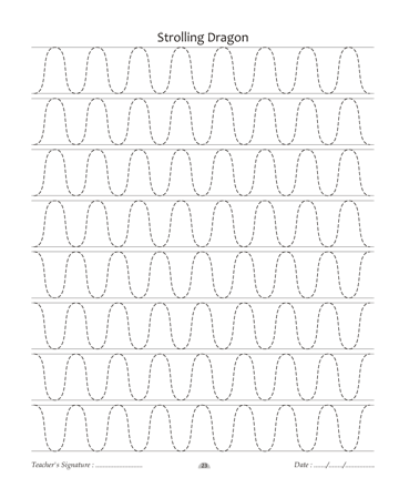 Pattern Writing 23 Sheet