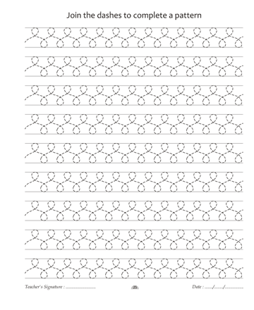 Pattern Writing 25 Sheet
