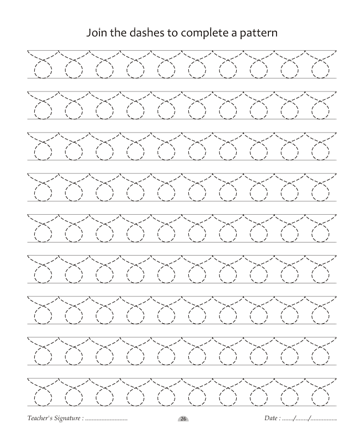 Pattern Writing 26 Sheet
