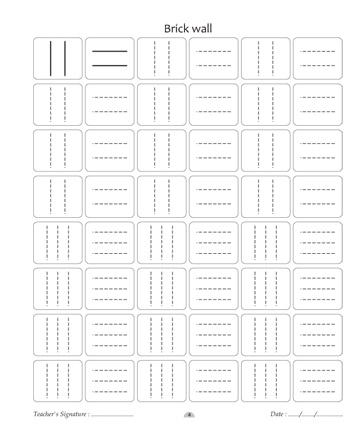 Pattern Writing 4 Sheet