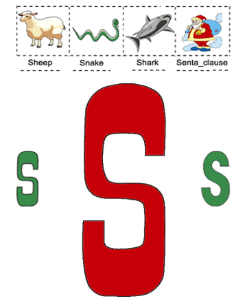 Alphabet S Sheet