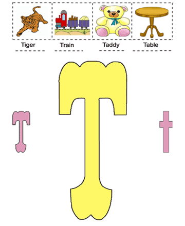 Alphabet T Sheet