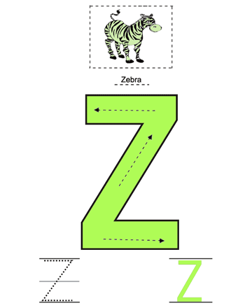Letter Z Sheet