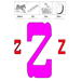Alphabet Z